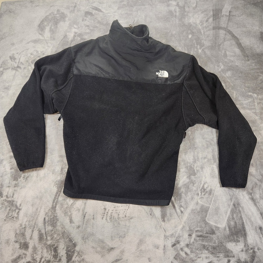 The North Face Jacket Mens XL Black Denali Fleece Full‎ Zip Polartec Gorpcore - Picture 2 of 11